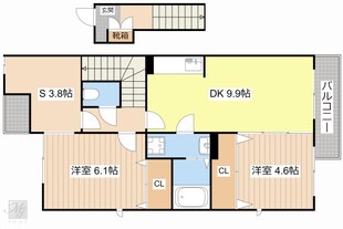 シャルマンハウスの物件間取画像